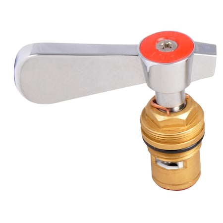 Bk Resources Handle & Valve Kit, Optiflow, 'Hot' Valve With Handle BKF-HV-H-G